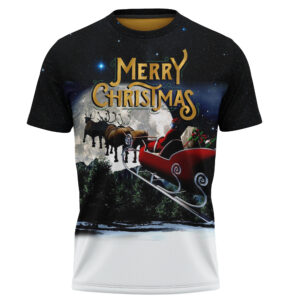 Κοντομάνικα"Merry Christmas" Y019